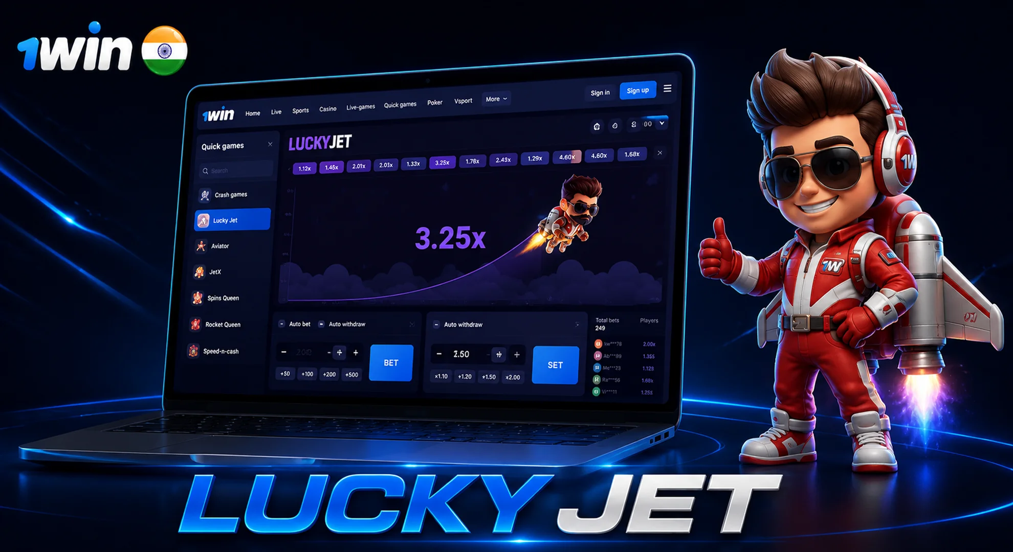 1win lucky jet