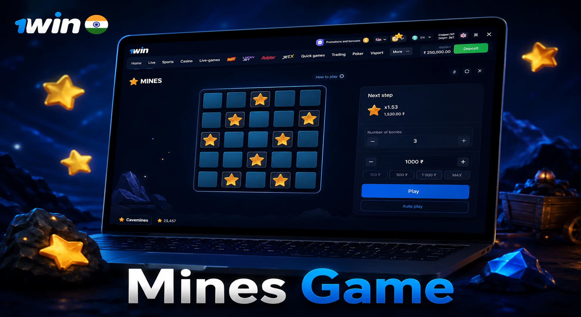 1win mines
