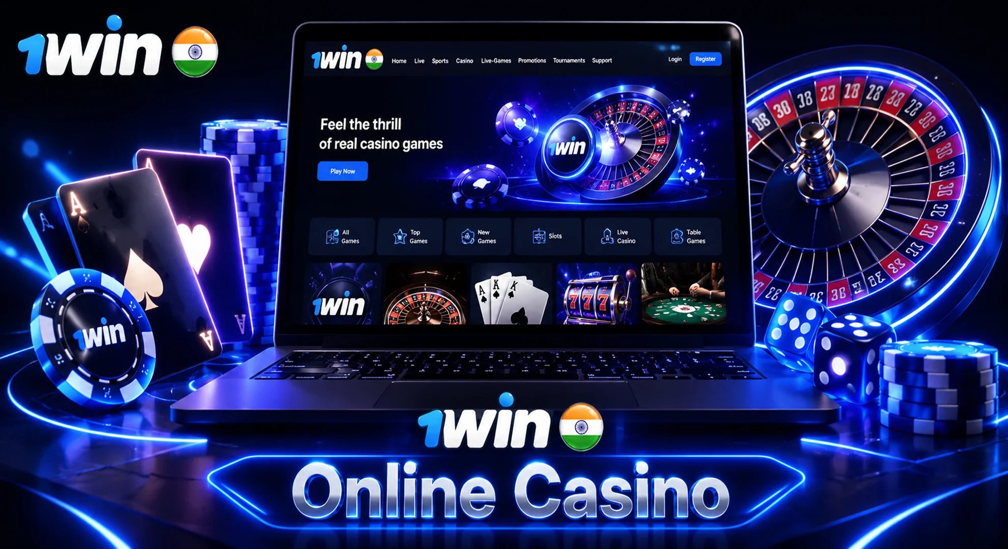 1win online casino india