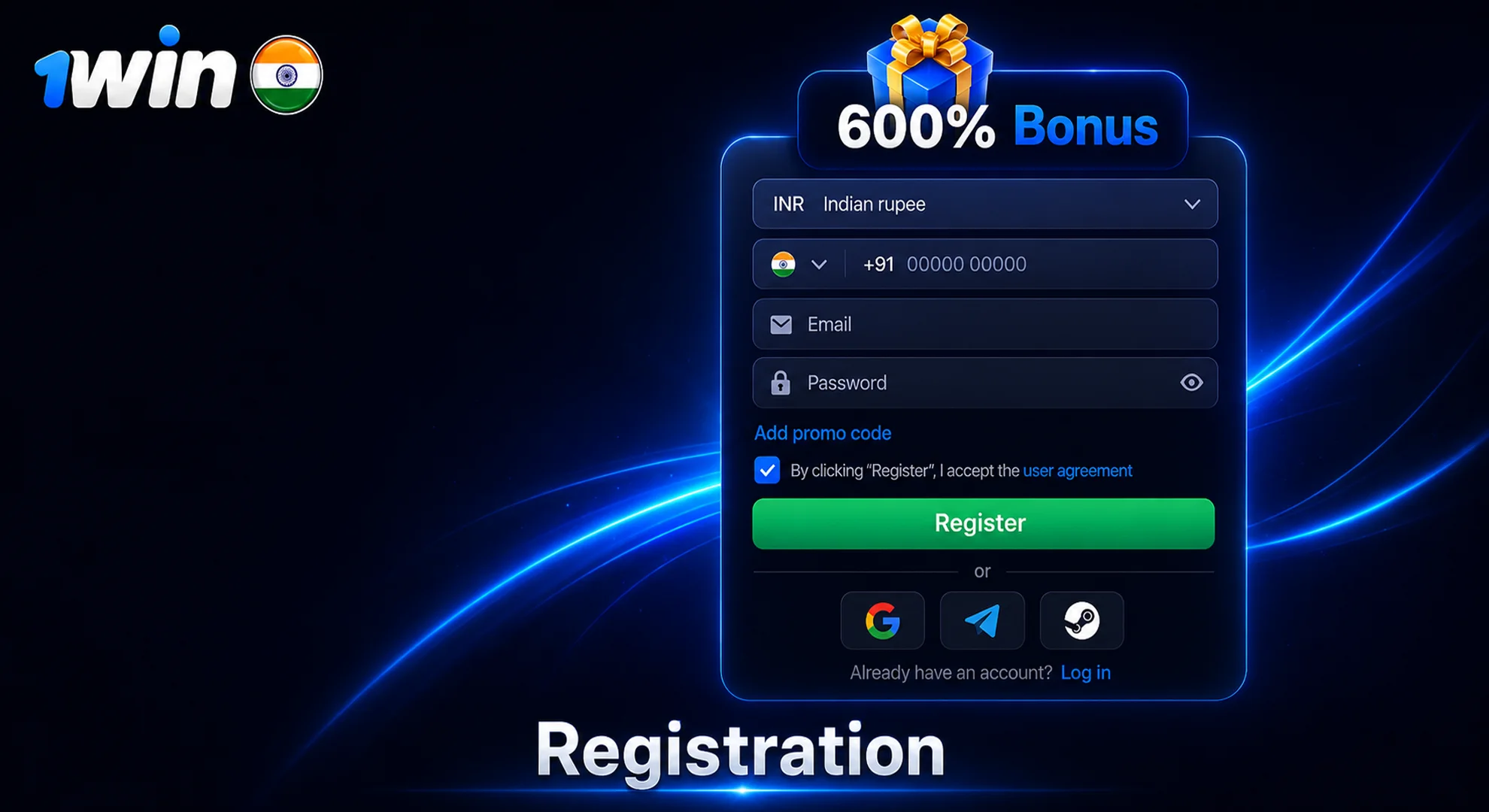1win regostration