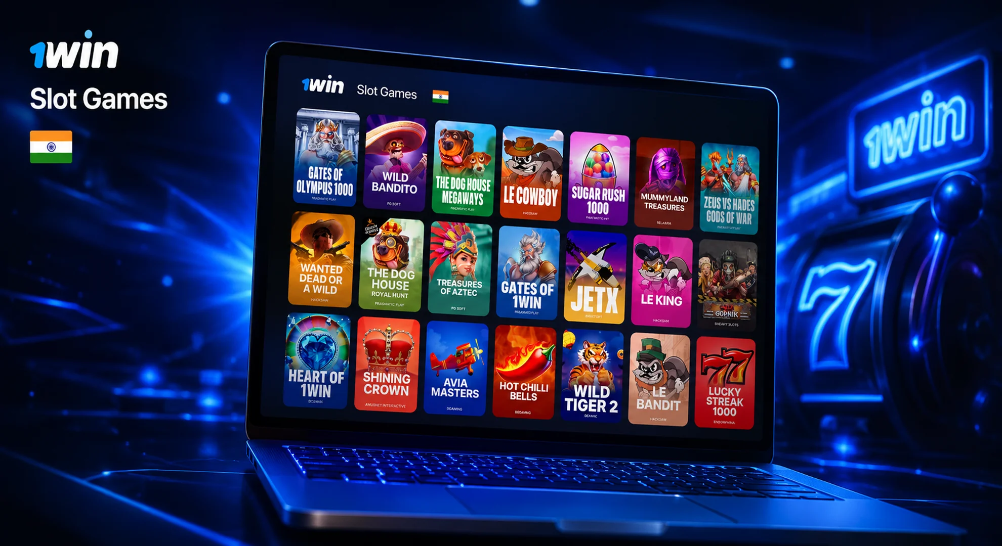 play 1win slot games